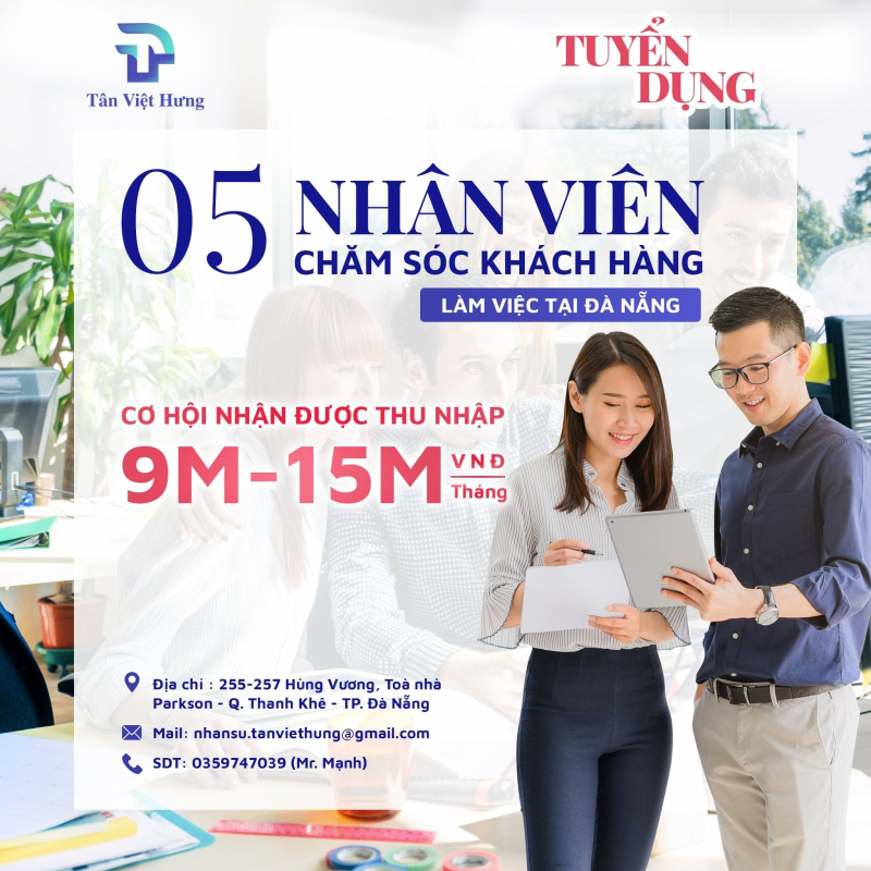 Top 5 trung tâm giới thiệu việc làm uy tín nhất ở Đà Nẵng