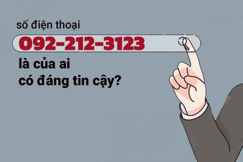Lưu ý cuộc gọi từ số 0922123123 gọi từ nhà mạng Vietnamobile